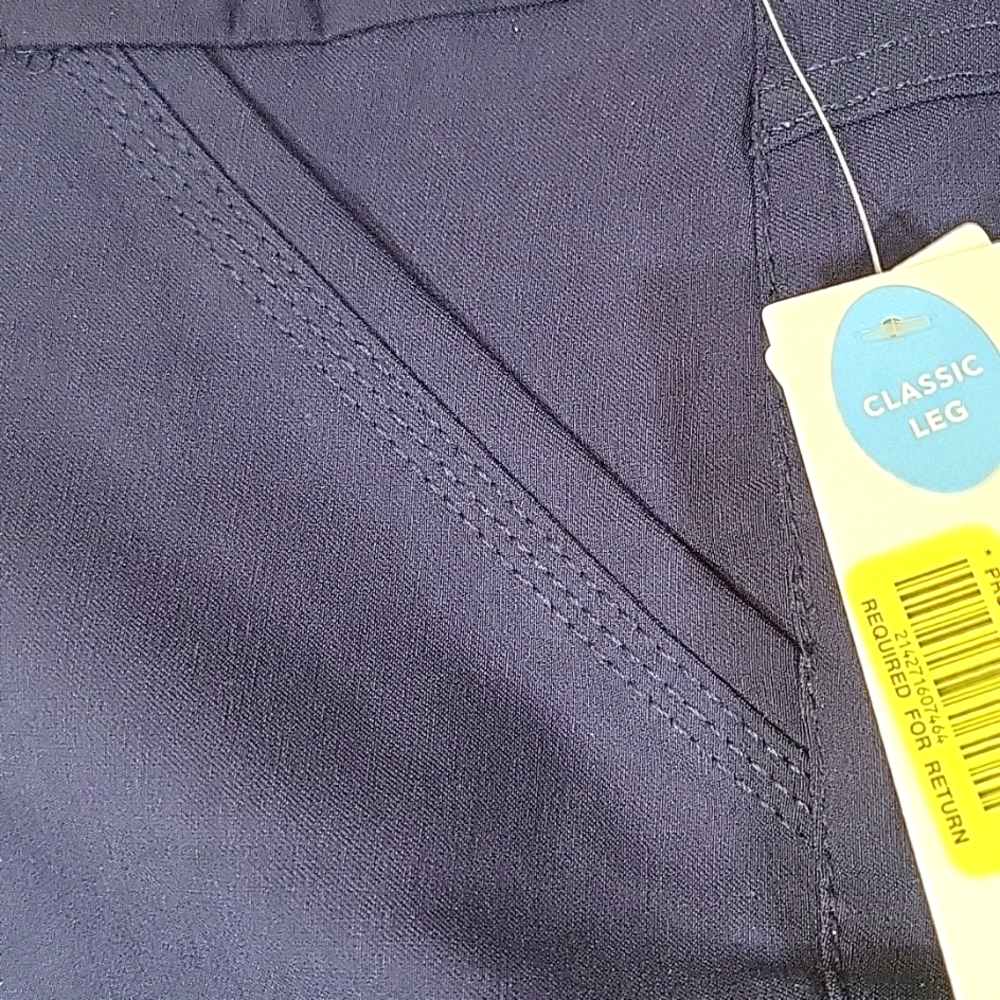 NWT Westbound Women's Navy Blue Classic Fit Pants Size 10R - Picture 4 of 7